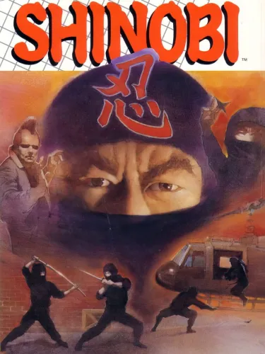 Portada oficial del videojuego Shinobi