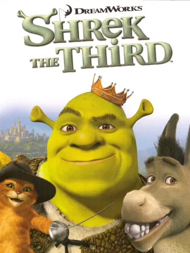 Portada oficial del videojuego Shrek the Third
