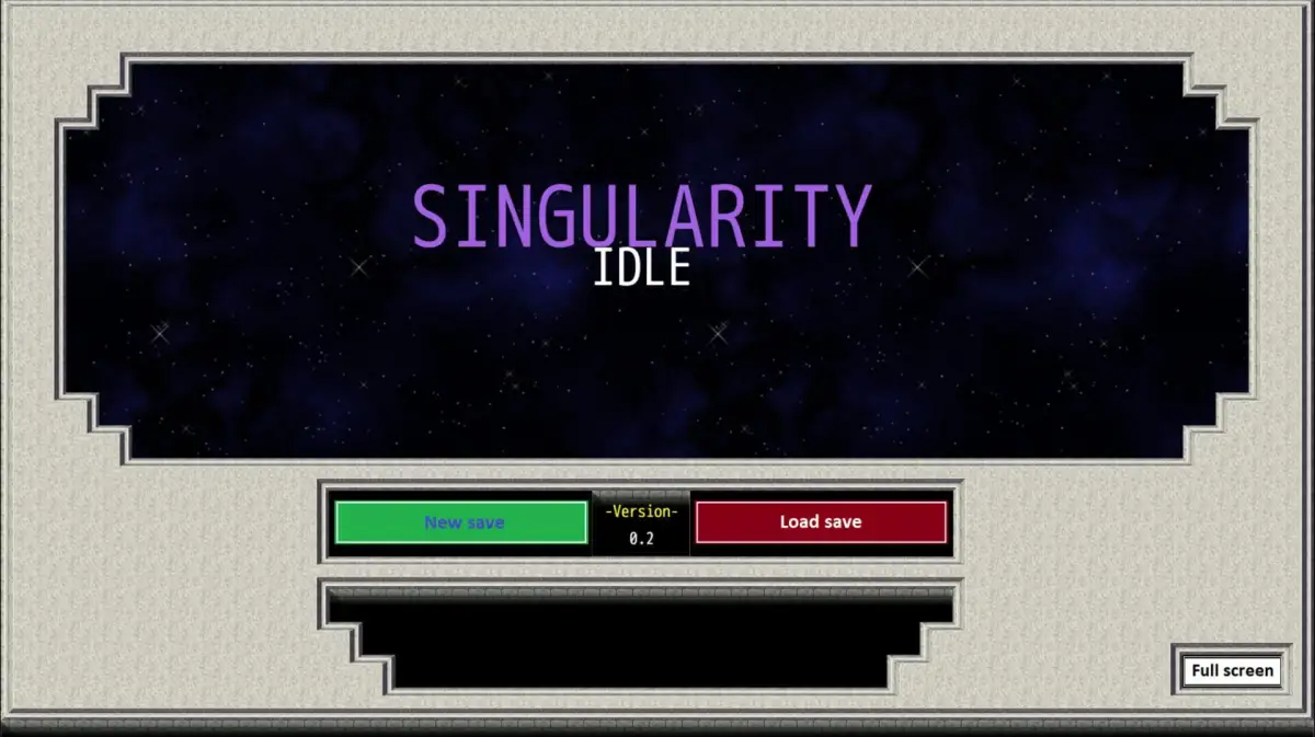 Portada de Singularity Idle