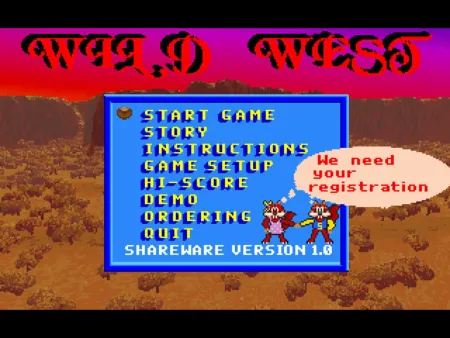 Portada oficial del videojuego Skunny: In the Wild West