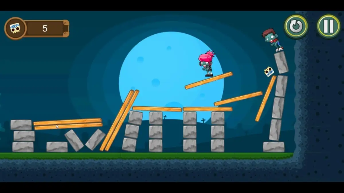 Portada de SlingSkull Zombies: Gravedigger