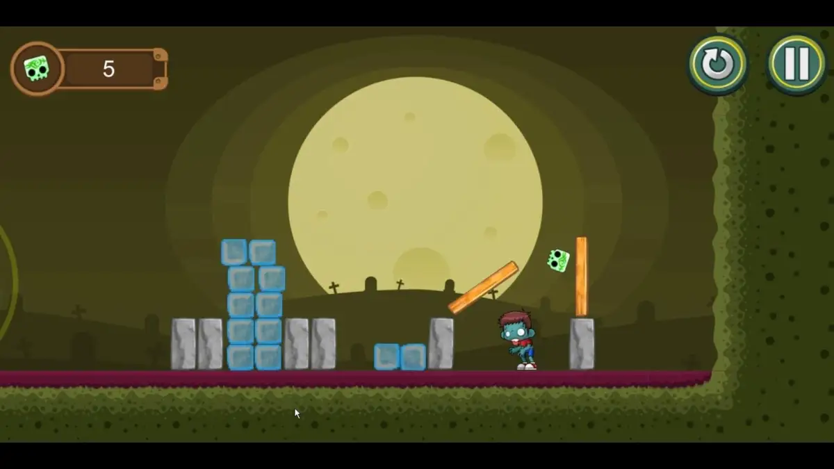 Portada de SlingSkull Zombies: Graveyard Shift