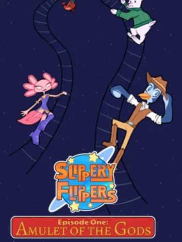 Portada oficial del videojuego Slippery Flippers: Episode One – Amulet of the Gods