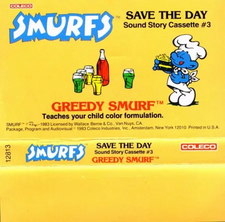 Portada de Smurfs Save the Day: Greedy Smurf