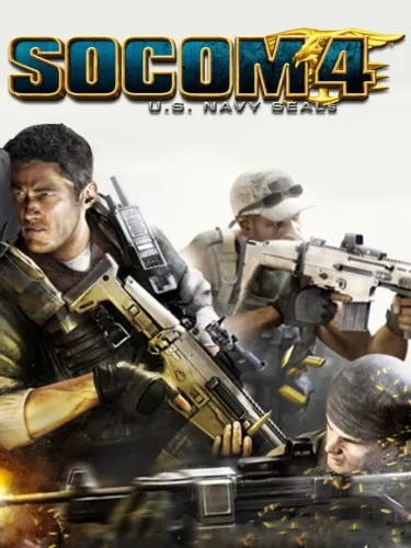 Portada oficial del videojuego SOCOM 4: U.S. Navy SEALs