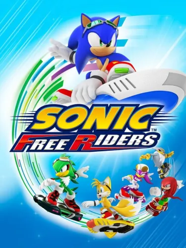 Portada oficial del videojuego Sonic Free Riders