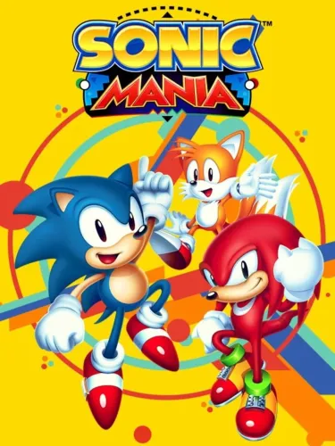Portada oficial del videojuego Sonic Mania