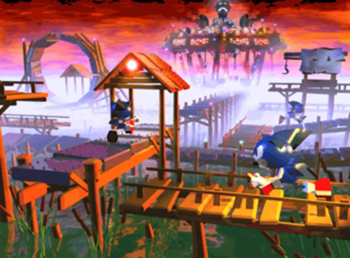 Portada de Sonic Saturn