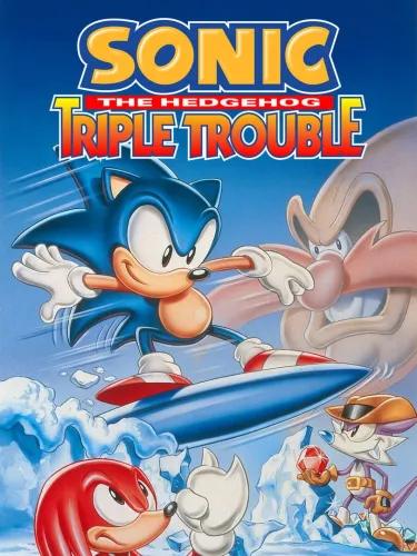 Portada de Sonic the Hedgehog: Triple Trouble