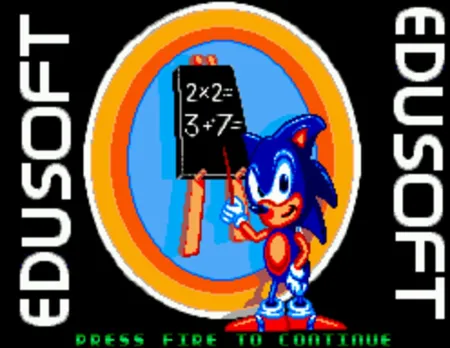 Portada de Sonic’s Edusoft