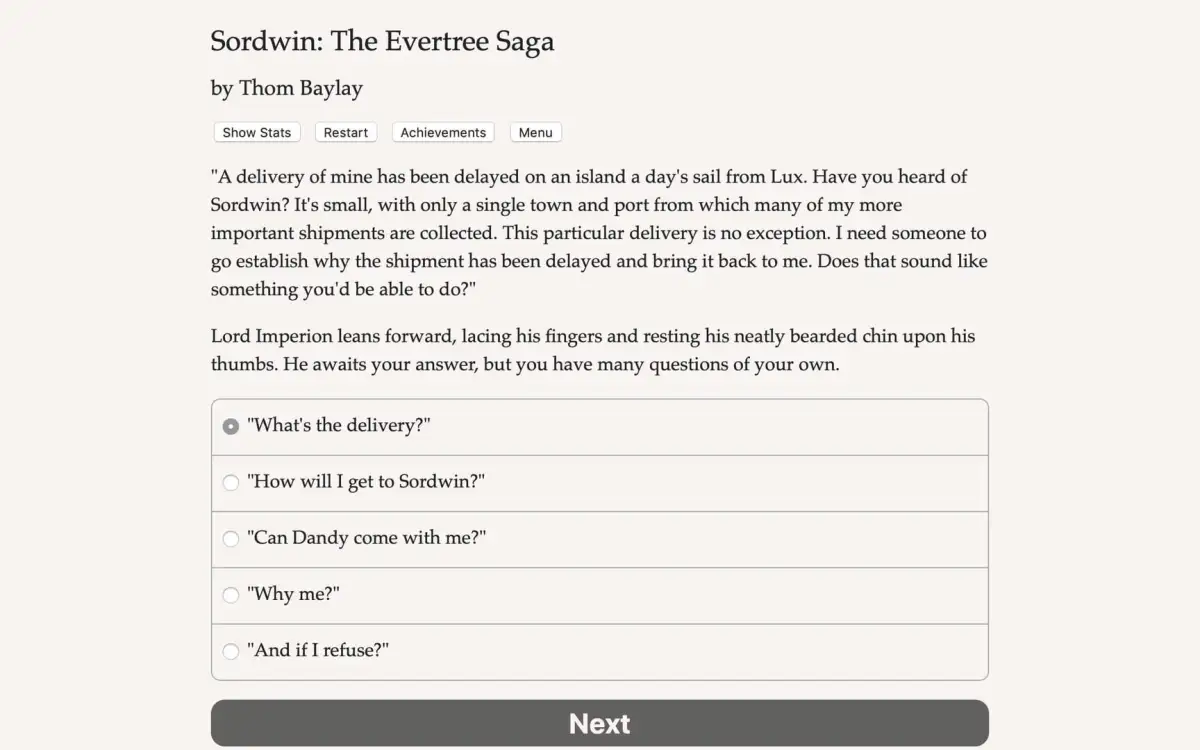 Sordwin: The Evertree Saga