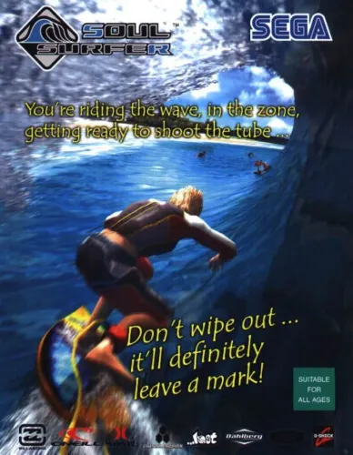 Portada oficial del videojuego Soul Surfer