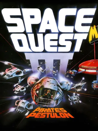 Portada oficial del videojuego Space Quest III: The Pirates Of Pestulon