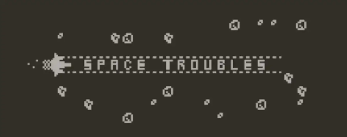 Portada de Space Troubles