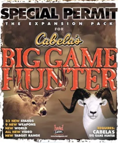 Portada de Special Permit for Cabela’s Big Game Hunter