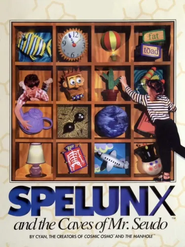 Portada oficial del videojuego Spelunx and the Caves of Mr. Seudo