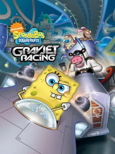 Portada de SpongeBob SquarePants and the Nicktoons Gravjet Racing