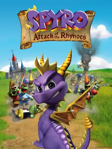 Portada de Spyro: Attack of the Rhynocs