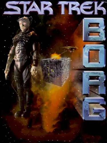 Portada oficial del videojuego Star Trek: Borg