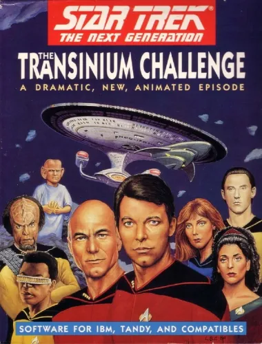 Portada de Star Trek: The Next Generation – The Transinium Challenge