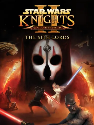 Portada oficial del videojuego Star Wars: Knights of the Old Republic II – The Sith Lords