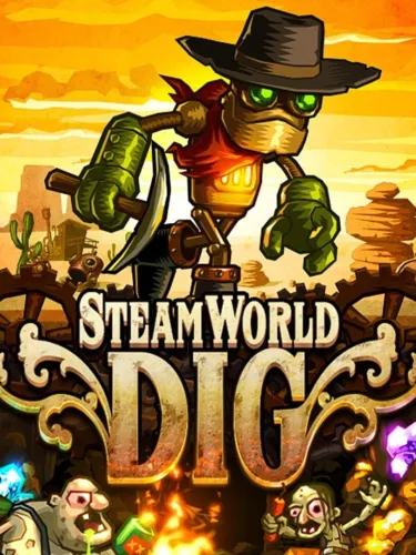 Portada oficial del videojuego SteamWorld Dig