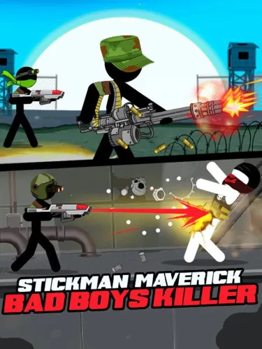 Portada de Stickman Maverick : Bad Boys Killer