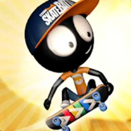 Portada de Stickman Skate Battle