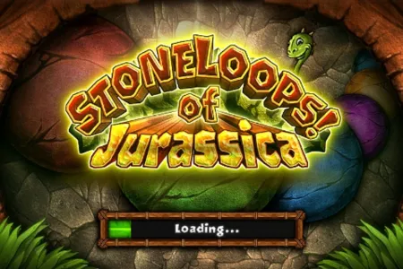 Portada oficial del videojuego StoneLoops! of Jurassica