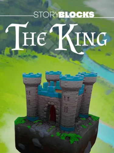 Portada oficial del videojuego Storyblocks: The King