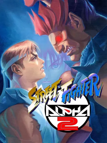 Portada oficial del videojuego Street Fighter Alpha 2