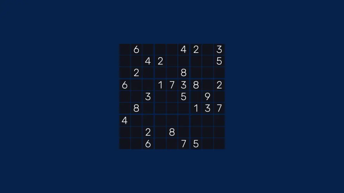 Sudoku Minimalist Infinite