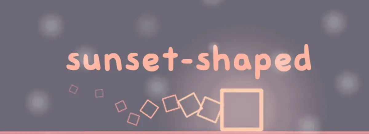 Portada de Sunset-shaped