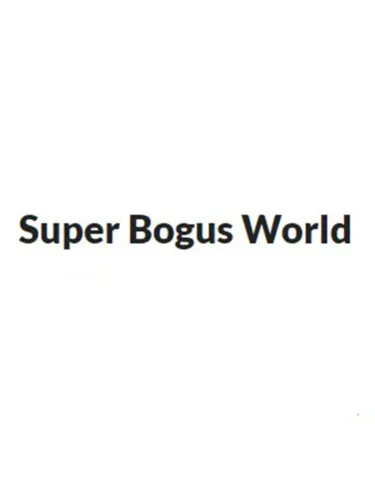 Portada oficial del videojuego Super Bogus World
