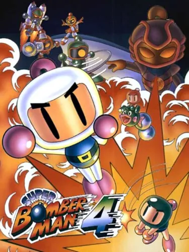 Portada de Super Bomberman 4