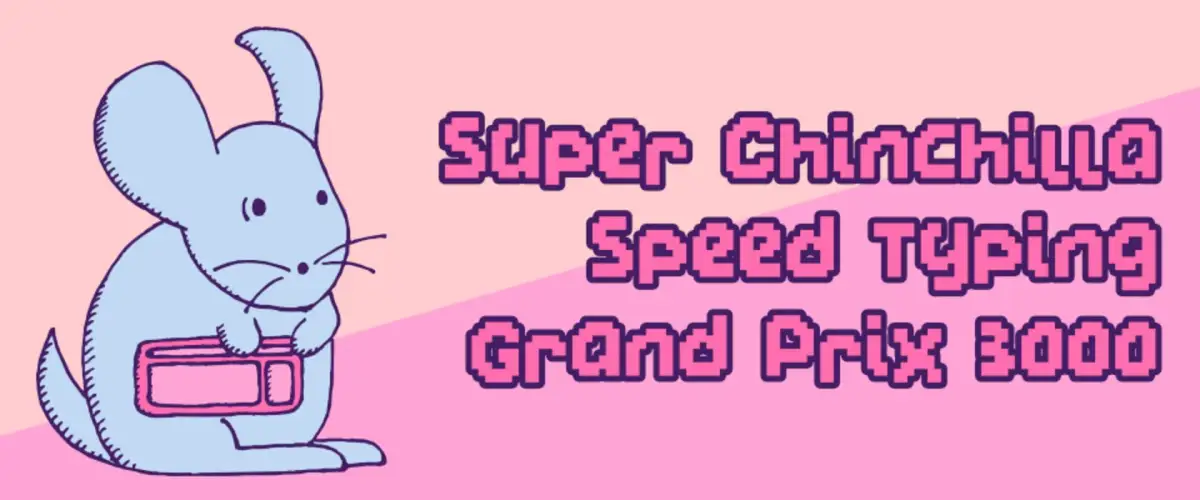 Portada de Super Chinchilla Speed Typing Grand Prix 3000