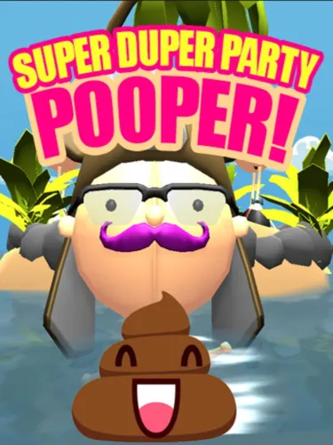 Portada oficial del videojuego Super Duper Party Pooper