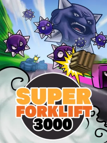 Portada oficial del videojuego Super Forklift 3000