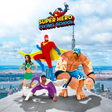 Portada de Super Hero Flying School