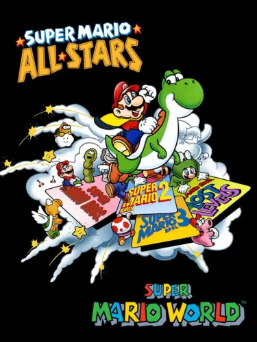Portada de Super Mario All-Stars + Super Mario World