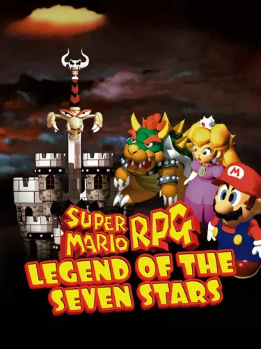 Portada oficial del videojuego Super Mario RPG: Legend of the Seven Stars