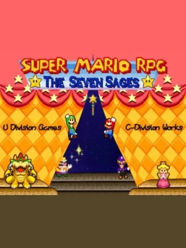 Portada oficial del videojuego Super Mario RPG: The Seven Sages