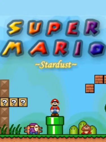 Portada oficial del videojuego Super Mario Stardust