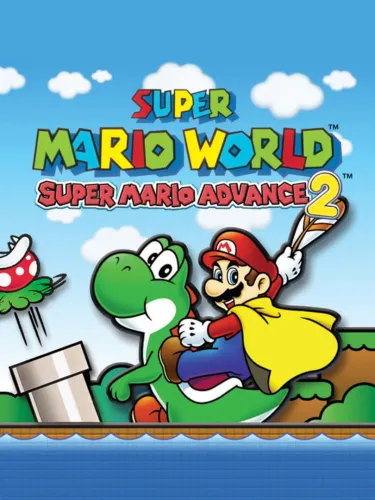 Portada oficial del videojuego Super Mario World: Super Mario Advance 2