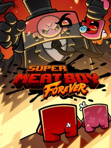 Portada de Super Meat Boy Forever