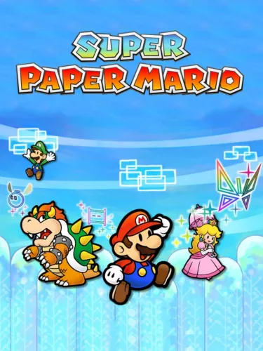 Portada de Super Paper Mario