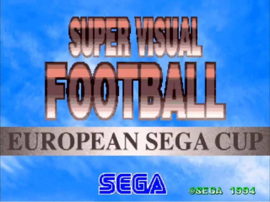Super Visual Football European Sega Cup