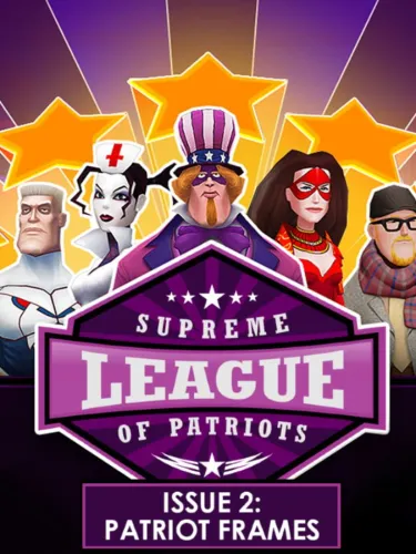 Portada de Supreme League of Patriots Issue 2: Patriot Frames