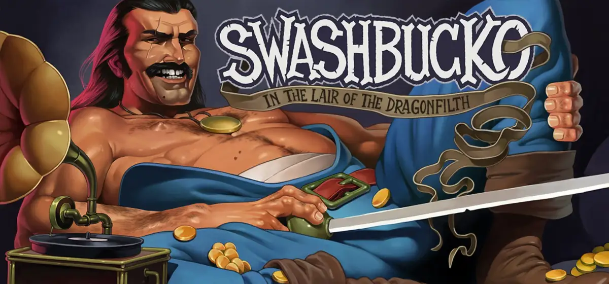 Portada de Swashbucko: In the Lair of the Dragon Filth
