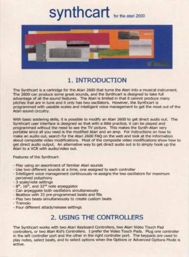 Portada de Synthcart